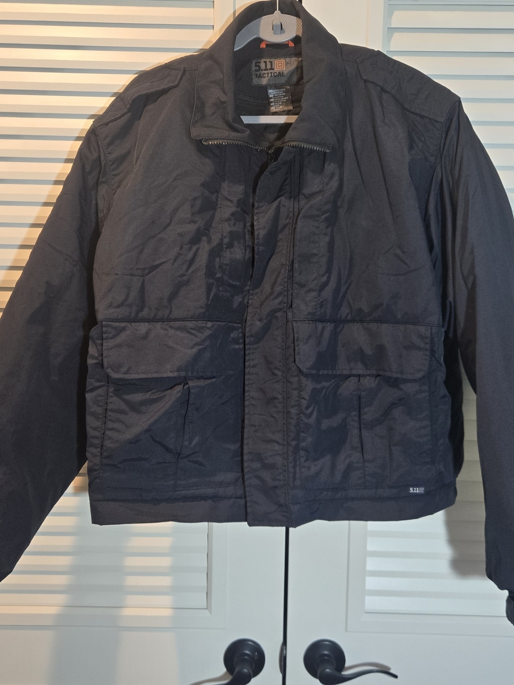 5.11 Tactical Mens XL Insulated Bomber Patrol Jacket Black Quilted Lined